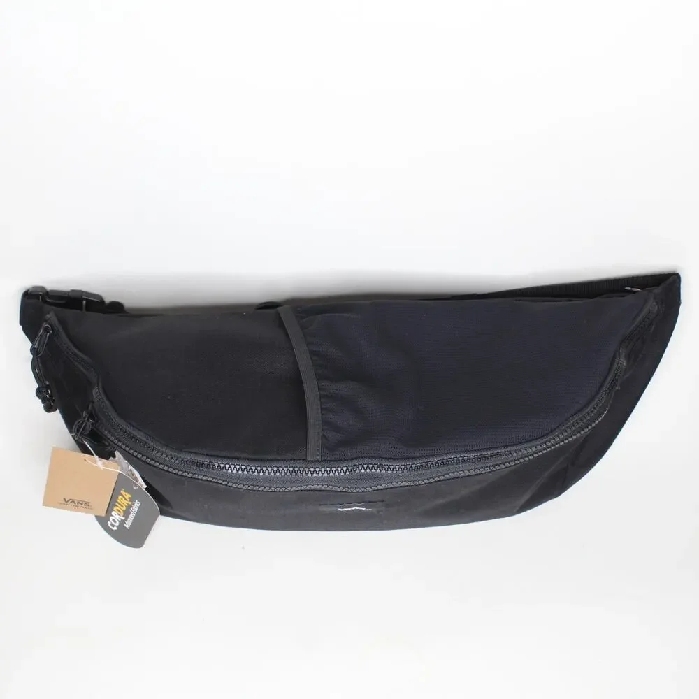 Vans Cordura Detached Sling Bag Black Nylon Crossbody Hip Pack VN0006REBLK